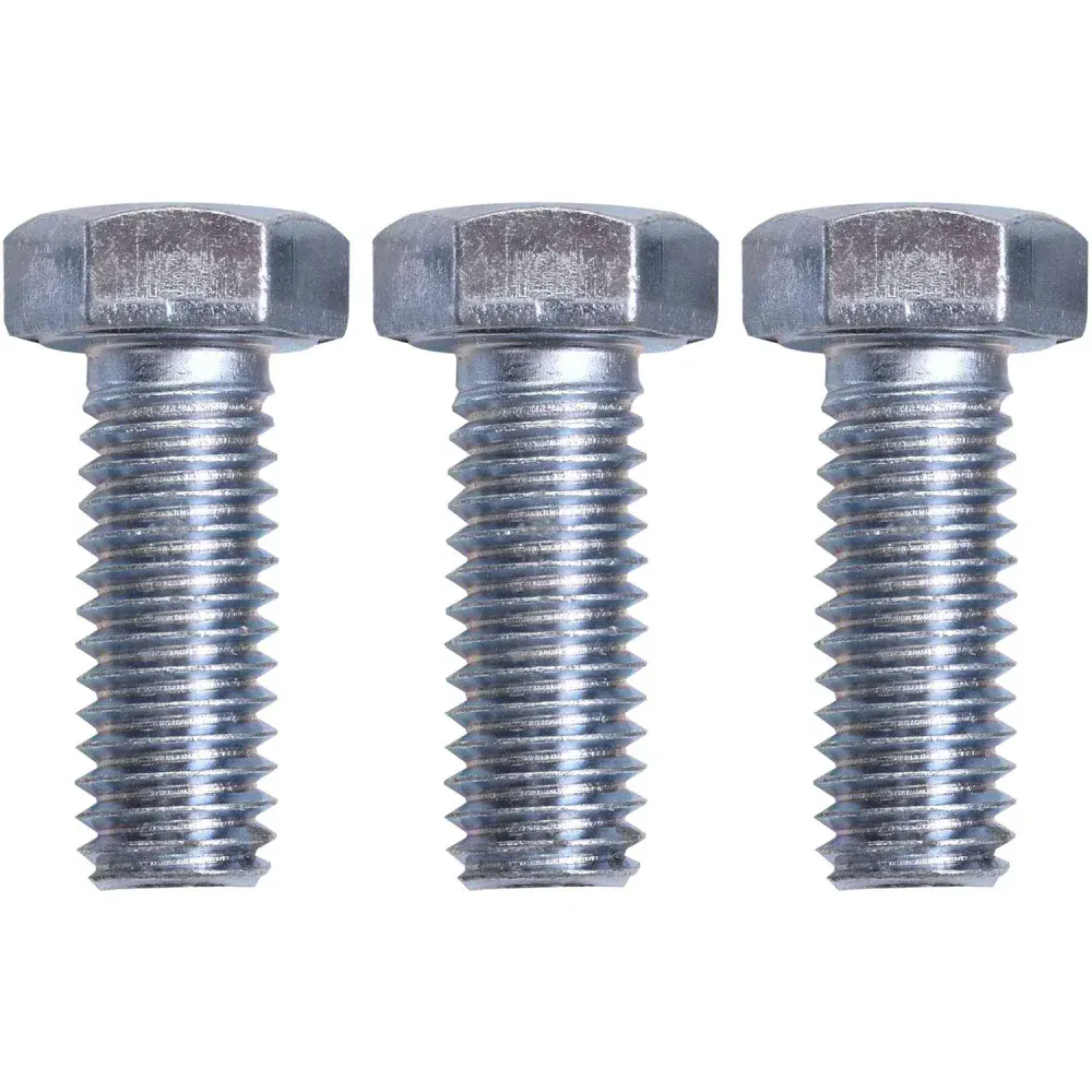 Parafuso sextavado unc 3/8” x 1” 421910 Worker – 3 peças — fotografia de referência
