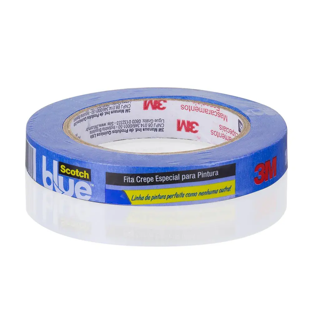 Fita crepe profissional 2090 blue tape 18MMX50M 3M — fotografia de referência