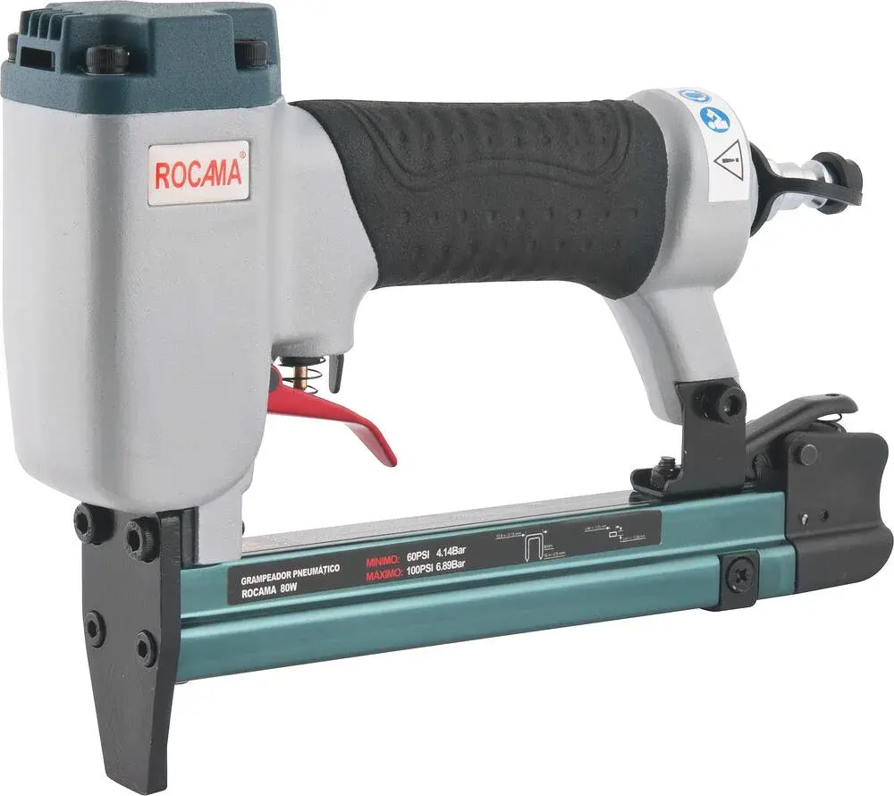 Grampeador pneumático alumínio 80W Rocama