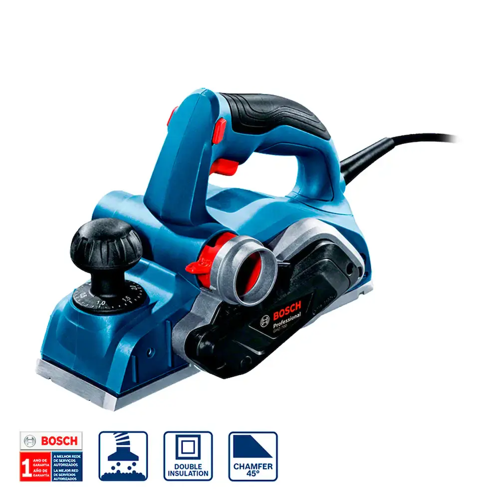 Plaina elétrica profissional 700W GHO 700 16.500 RPM Bosch 110 V — fotografia 6