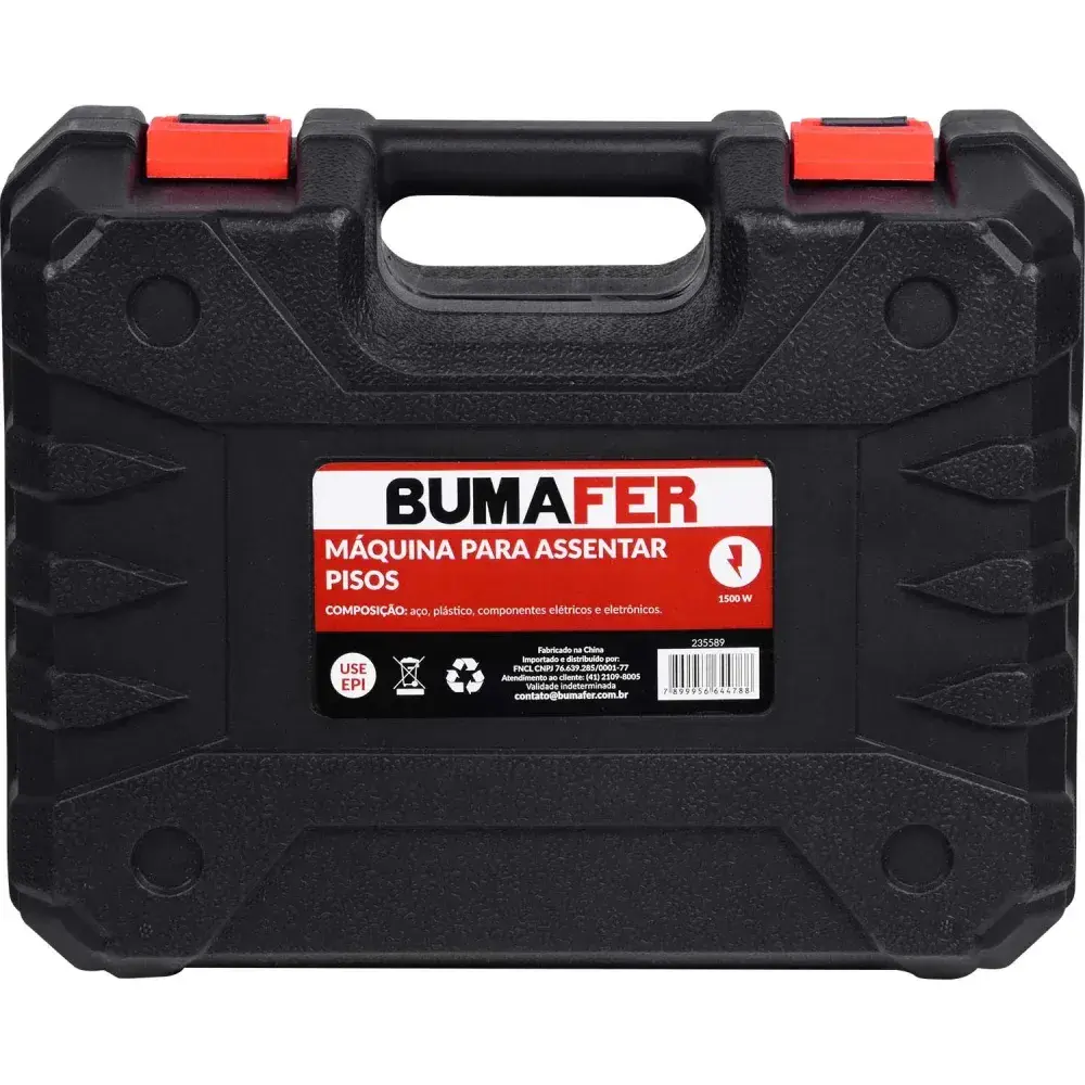 Máquina assentamento de piso 150W à bateria Bumafer — fotografia 11