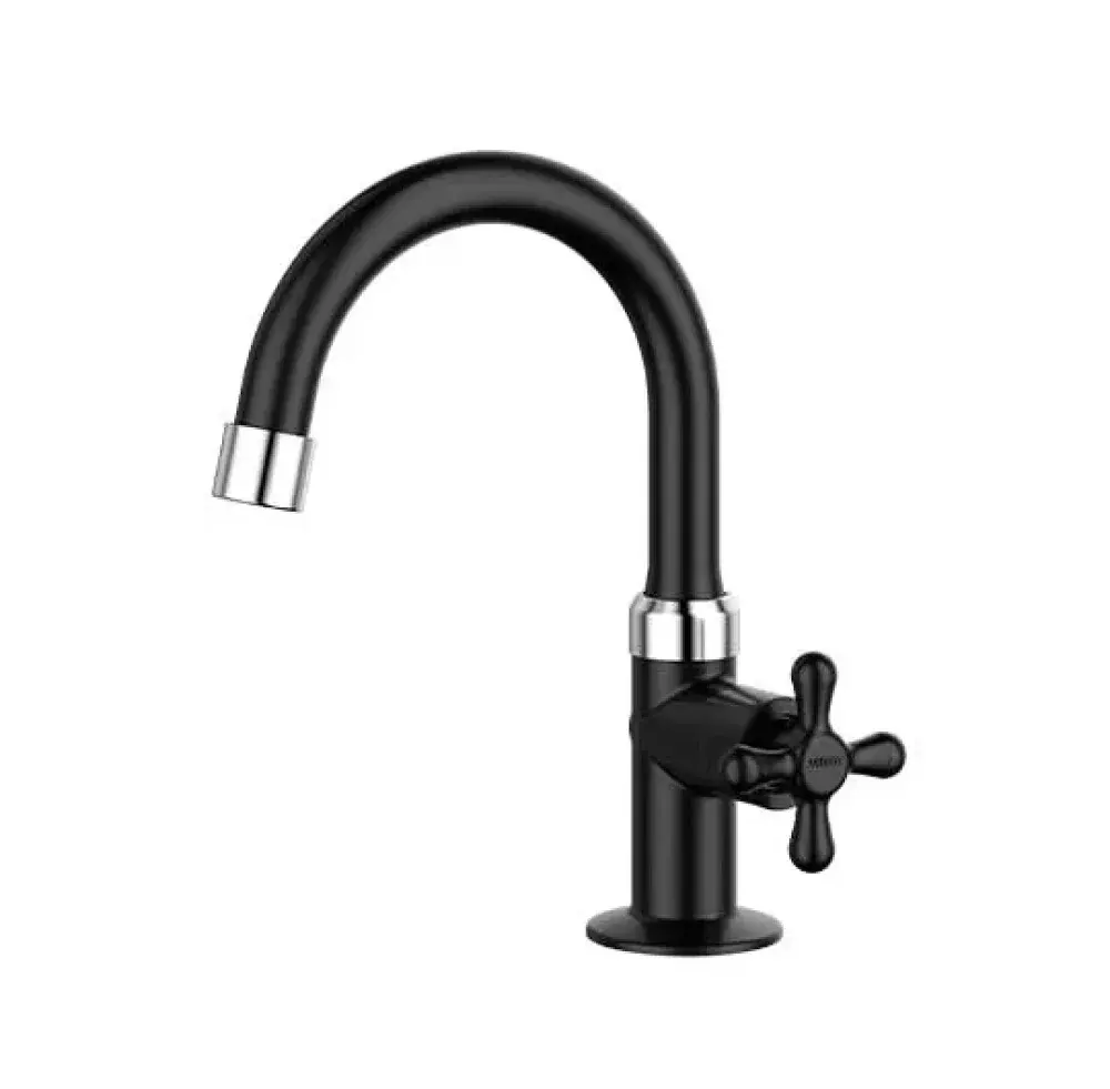 Torneira lavatório mesa bica alta marujá preto Viqua