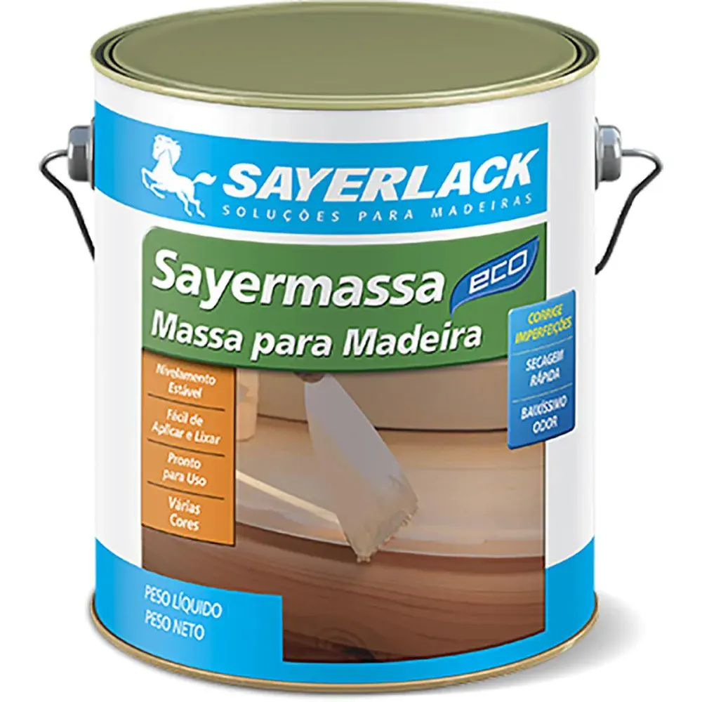 Massa para madeira branca 380G Sayerlack