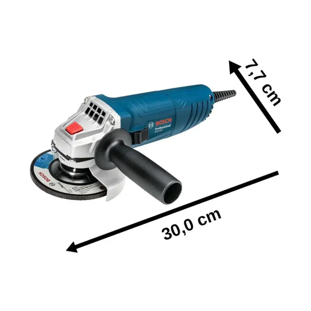 Esmerilhadeira angular GWS850 4.1/2" 127V com 3 discos Bosch — fotografia 11