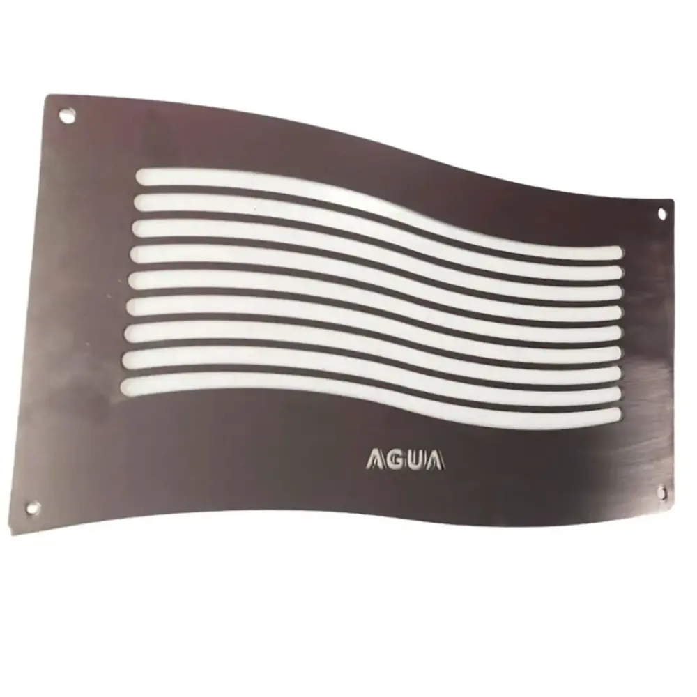 Visor em Inox para Leitura de Água 37 x 9 CM EVALD — fotografia de referência