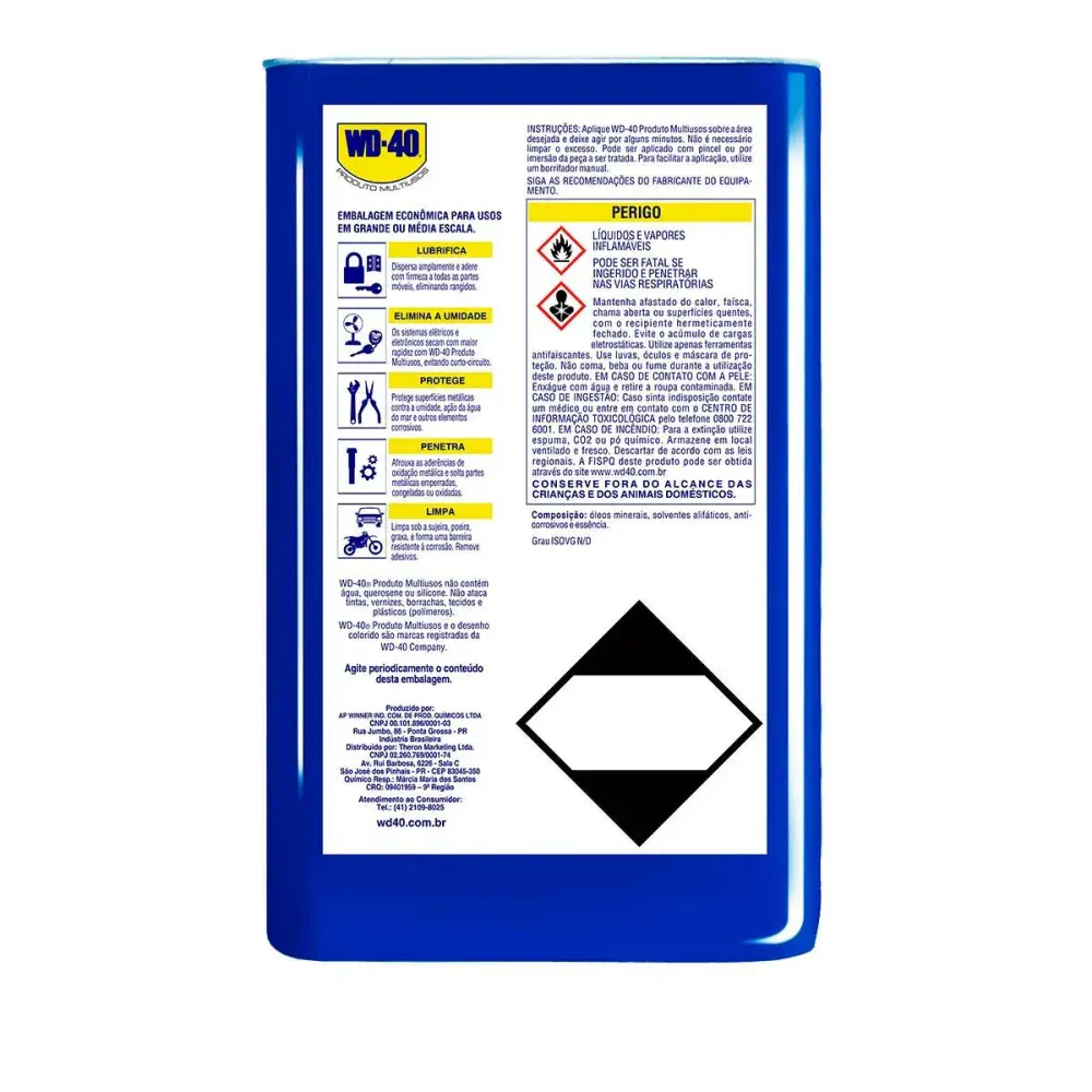 Lubrificante multiuso lubrifica e protege 5L Wd-40 — fotografia 2