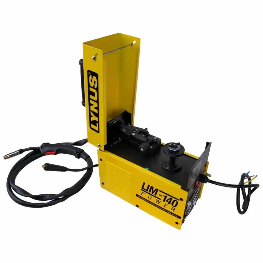 Kit solda inversora multiprocesso TIG MIG eletrodo 140A LIM-140 power bivolt Lynus + máscara de solda automática — fotografia 3