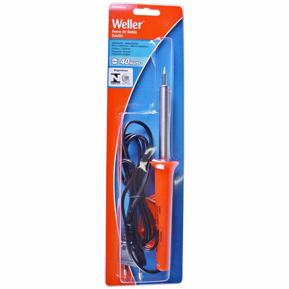 Ferro de solda 40WATTS 220V Weller WSPI40220 — fotografia 5