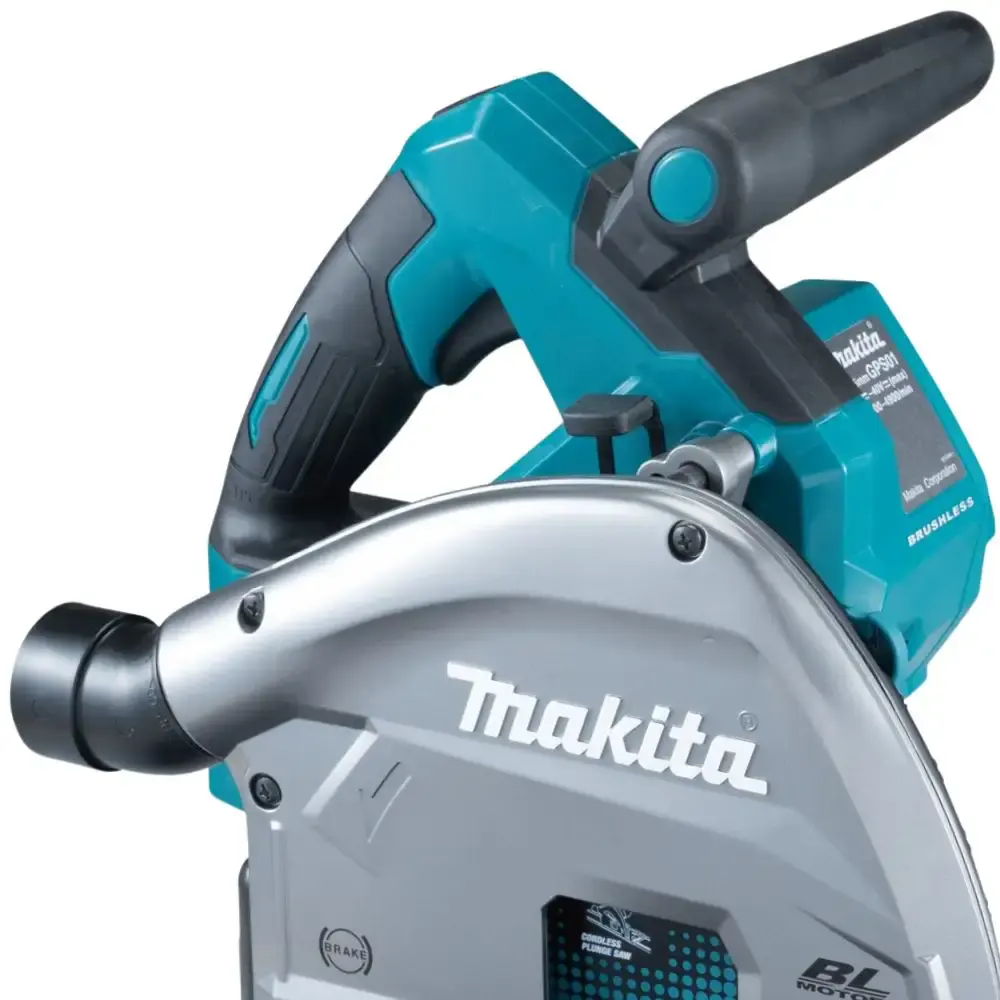 Serra circular 6.1/2 POL 40V brushless sem bateria e carregador SP001GZ Makita — fotografia 4