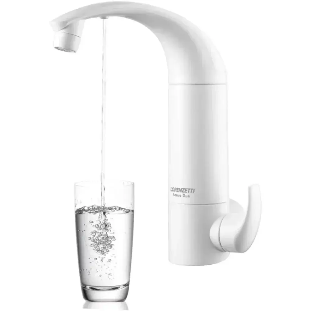 Purificador de água acqua due parede branco lorenzetti Lorenzetti Duchas — fotografia 3