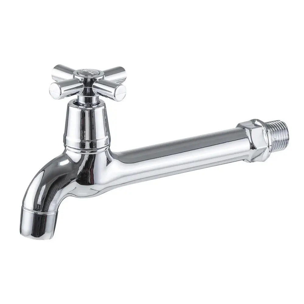 Torneira pia cozinha fixa 1/4 abs cromada C66 Liege — fotografia de referência