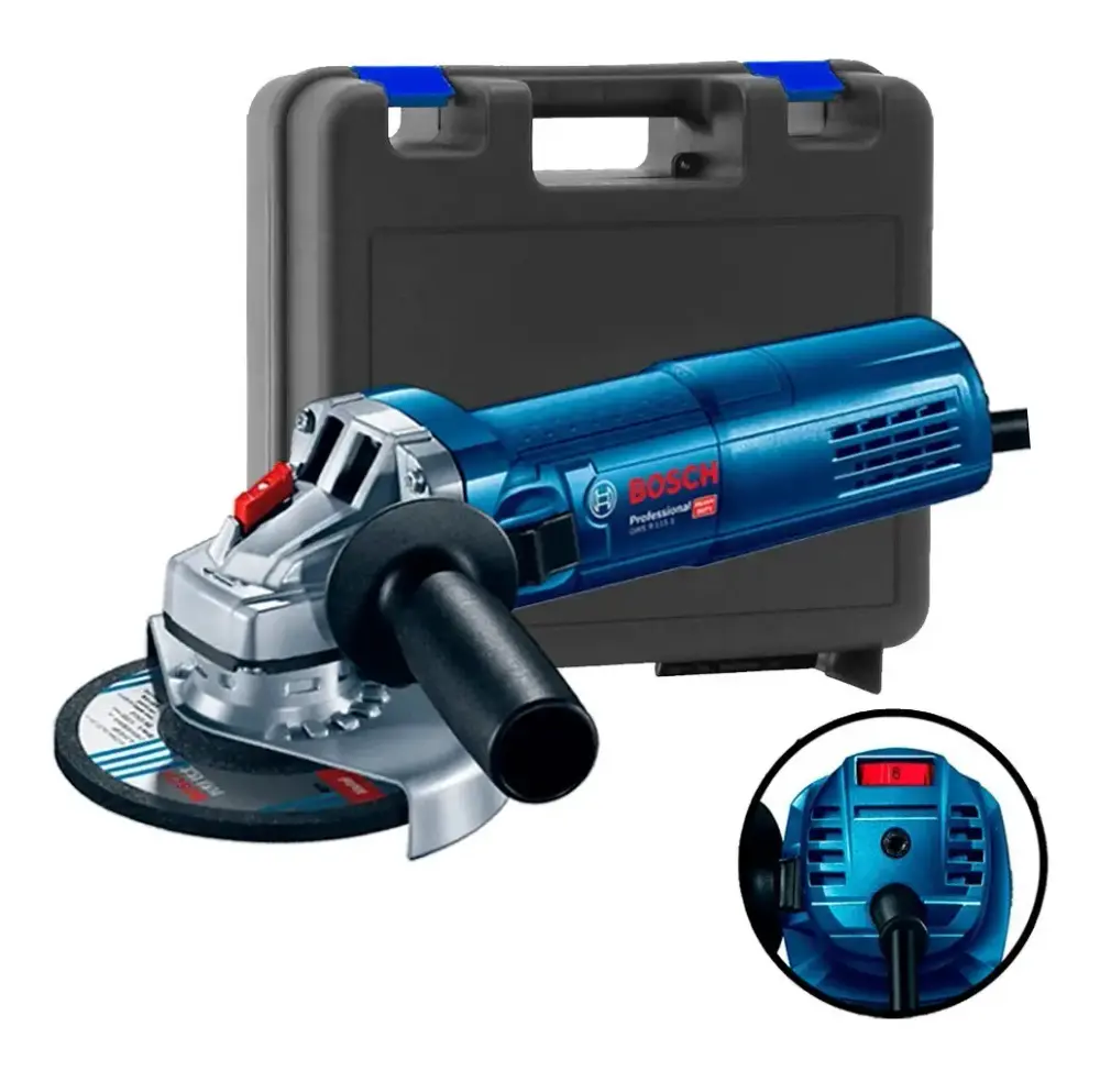 Esmerilhadeira 5 polegadas 900W Bosch gws controle velocidade — fotografia de referência