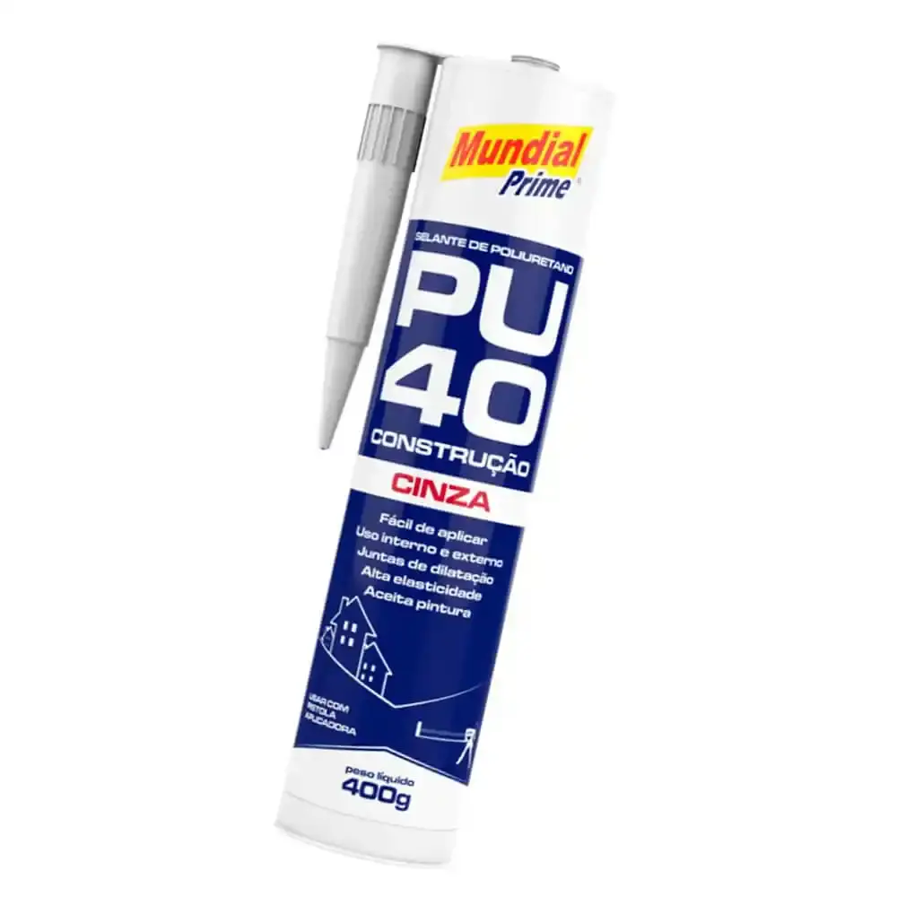 Selante de construção PU40 cinza 400G PT0500002 mundial prime — fotografia 5