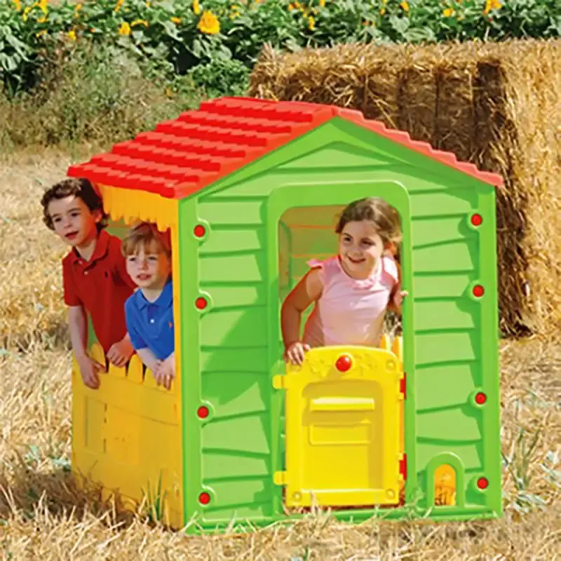 Casinha de brinquedo infantil fazendinha my little farm BEL + mini kit — fotografia 3