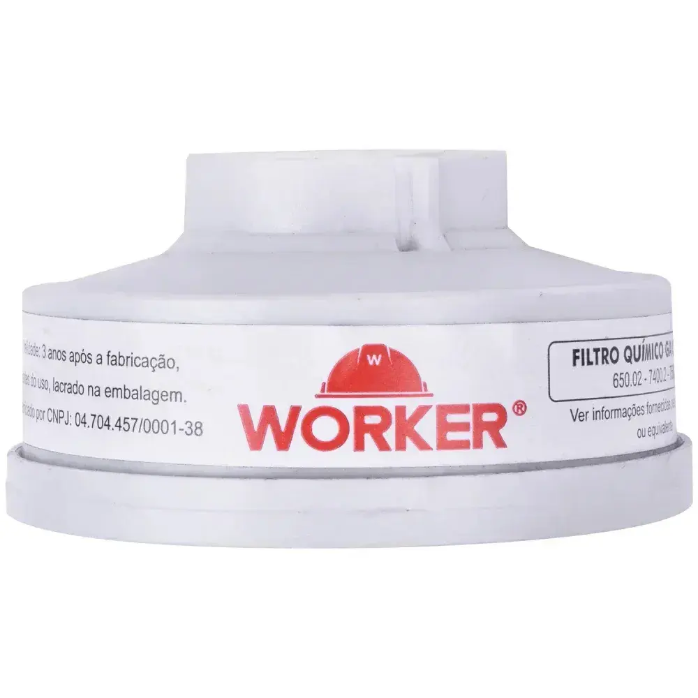 Filtro para máscara de gases ácidos 2 peç Worker — fotografia 10