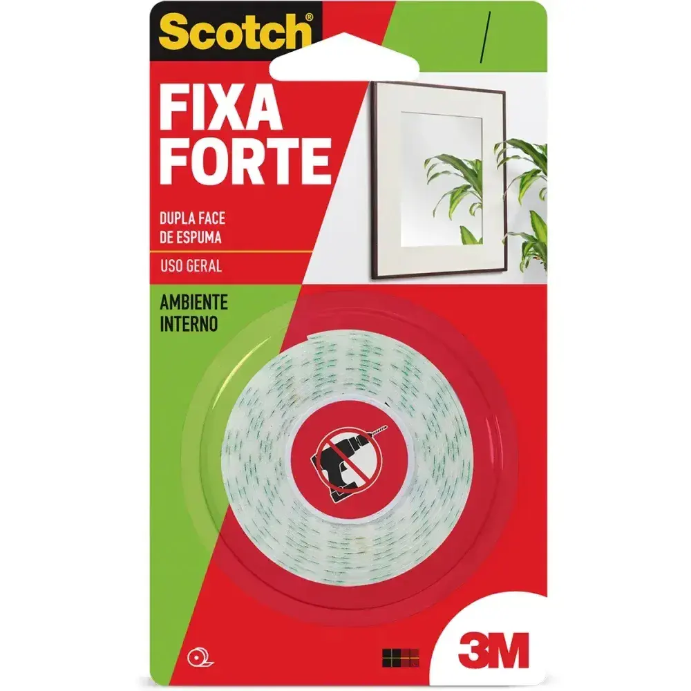 Fita dupla face fixa forte espuma 24MMX1,5M 3M — fotografia 2