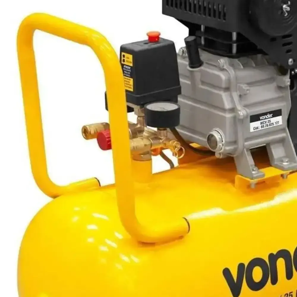 Compressor de ar portátil 8 pés 2 HP 25 litros MCV-25 Vonder 220 V — fotografia 10