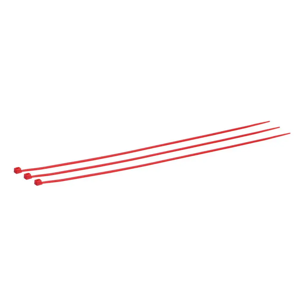 Abraçadeira de nylon 3,6X250MM vermelha 100 peç Worker — fotografia 3