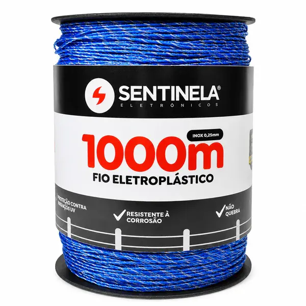 Fio eletroplástico 1000MT azul - Sentinela — fotografia de referência