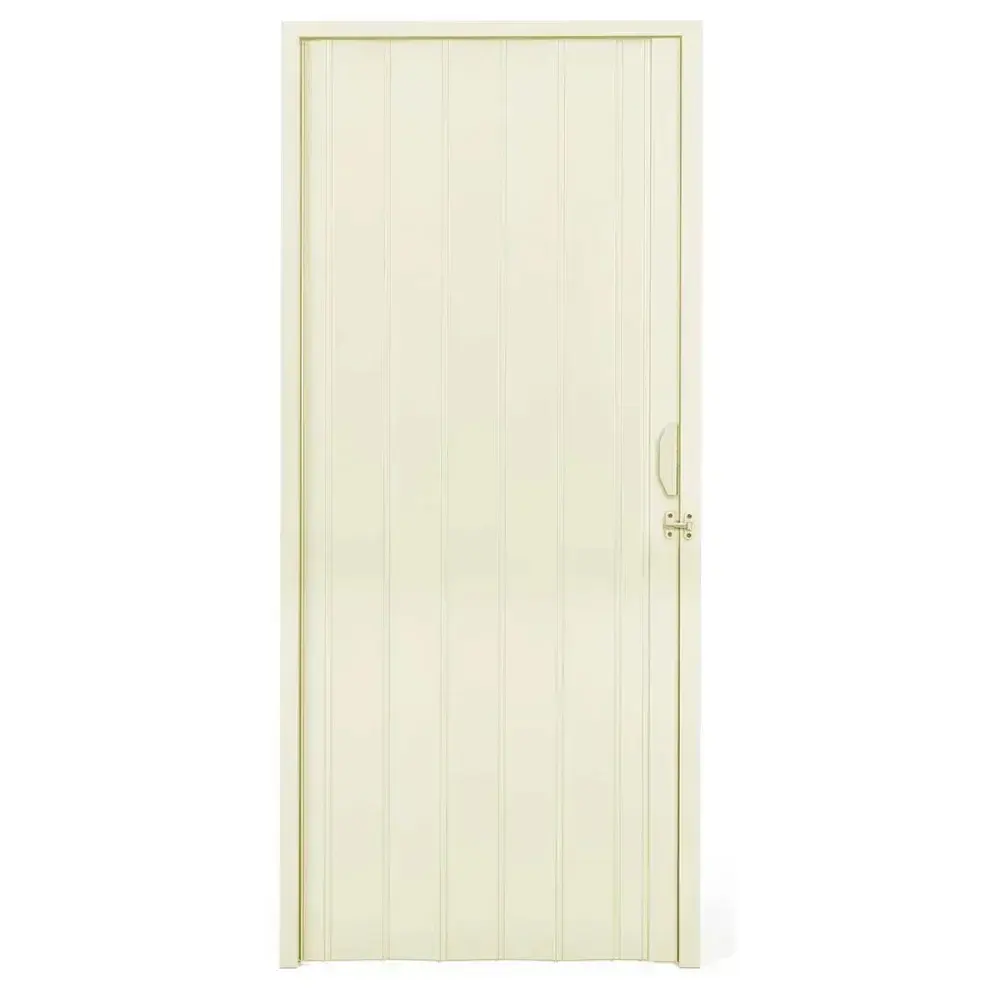 Porta sanfonada pvc 2,10M x 80CM bege Kala — fotografia de referência