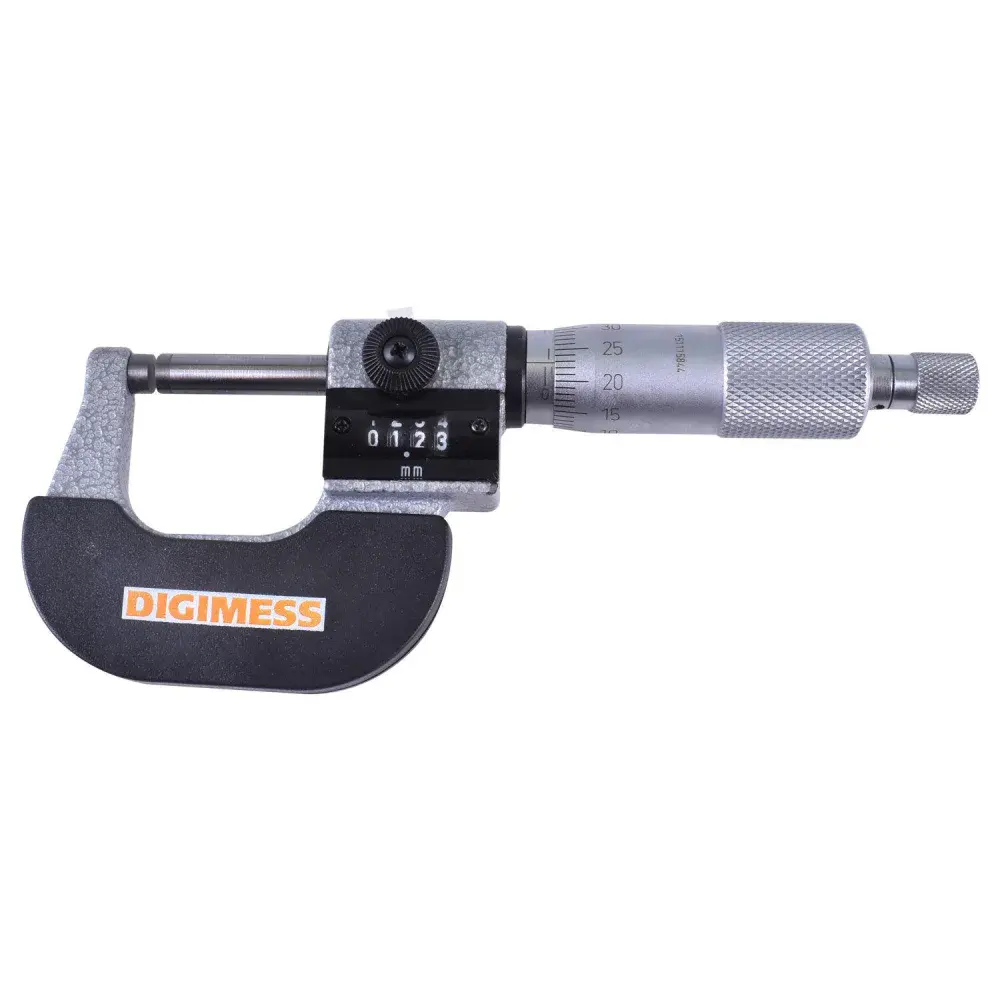 Micrômetro externo capacidade de 0 a 25MM 0,004MM contador mecânico 110.400 Digimess — fotografia 3
