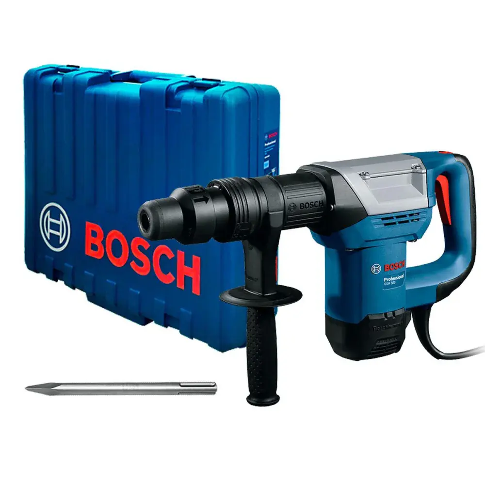 Martelo demolidor gsh 500 com cinzel 1100W 220V Bosch — fotografia de referência