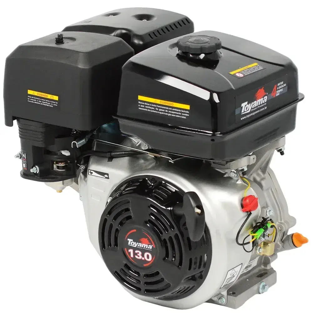 Motor a gasolina 13HP 4T refrigerado a ar Toyama — fotografia 7