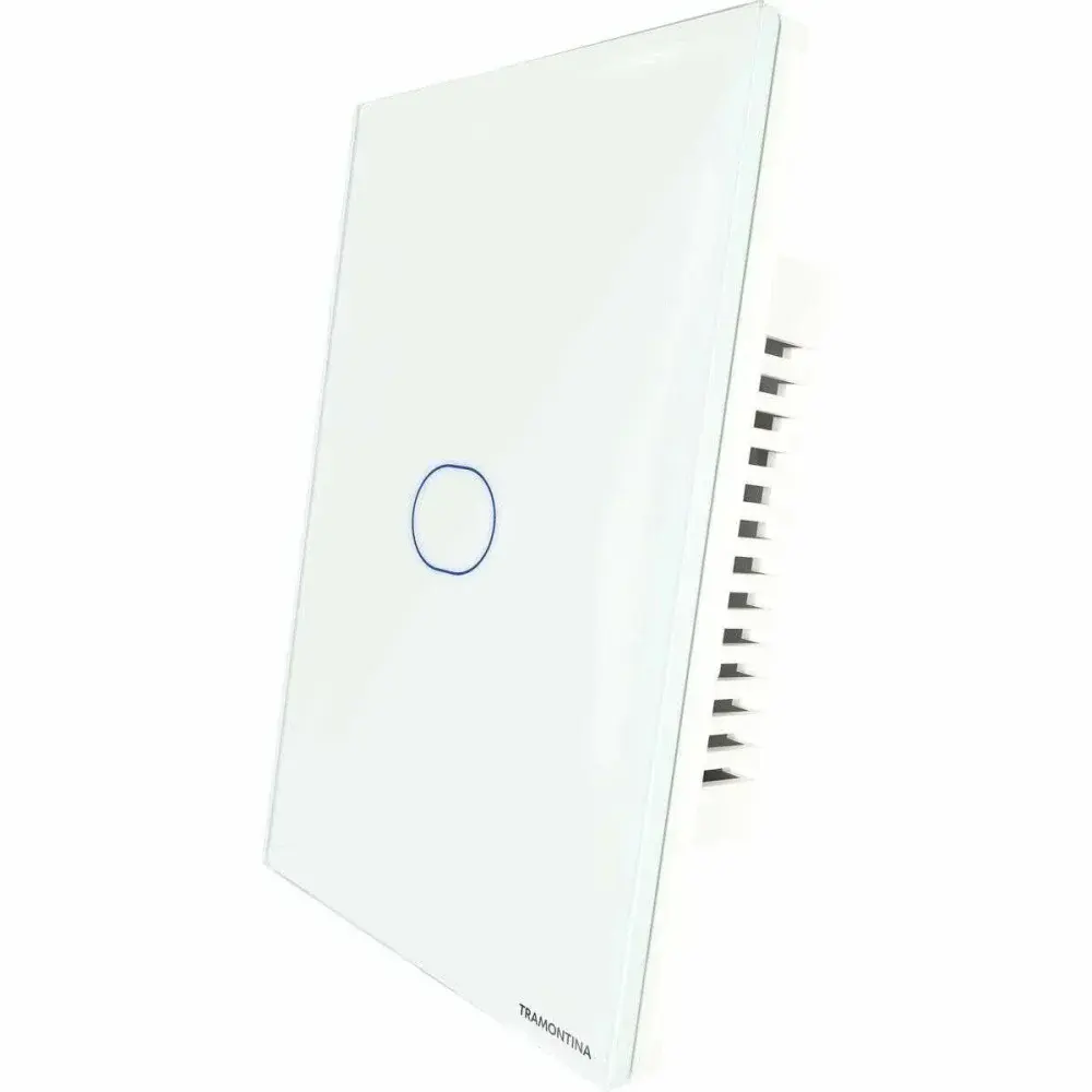 Interruptor touch smart de 1 canal branco Tramontina — fotografia 5