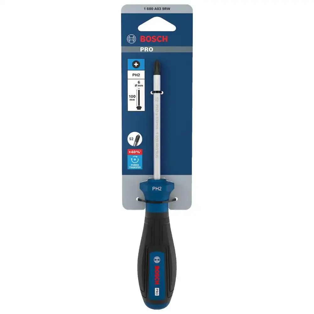 Chave de fenda PH2X100MM bosch Bosch Ferramentas Manuais — fotografia 2