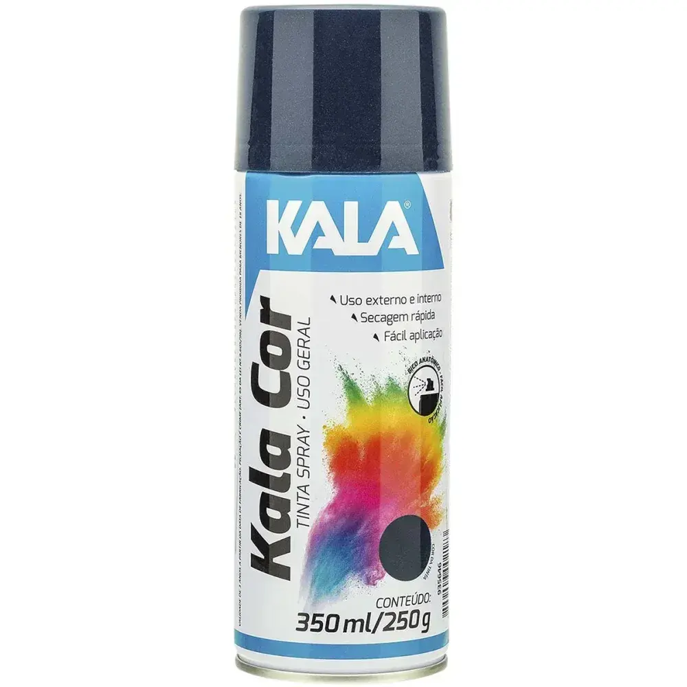 Tinta spray uso geral Kala azul escuro 350ML — fotografia 2