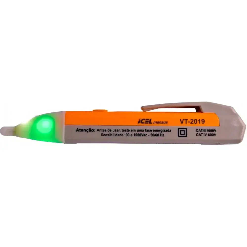 Caneta teste de voltagem VT-2019 cat iv 600V Solden — fotografia 2