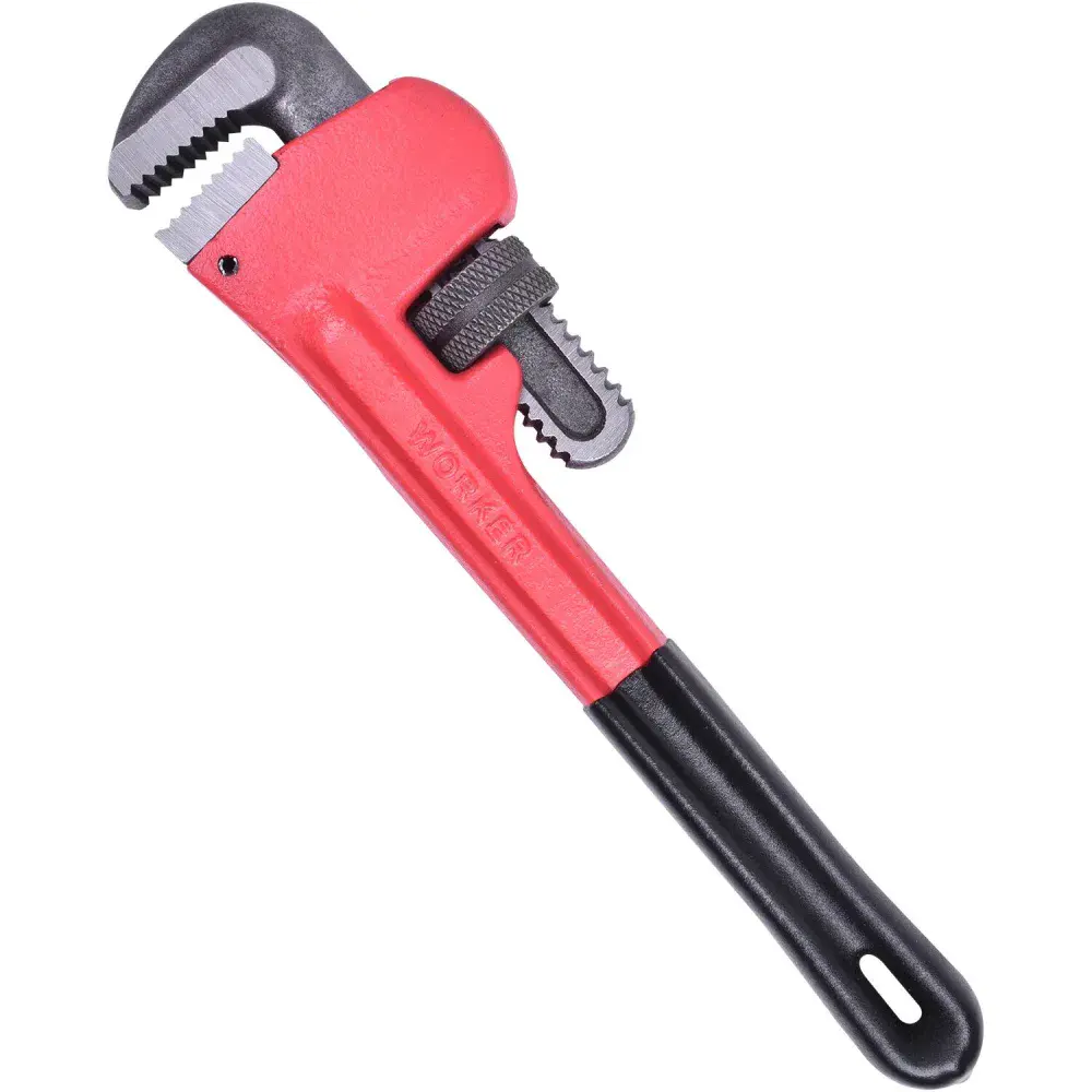 Chave de cano tipo americano 12 cabo emborrachado Worker