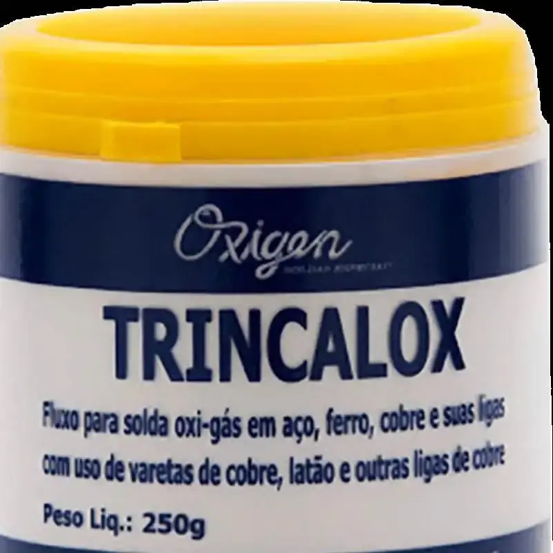 Fluxo para solda 250 GR trincalox em pó Oxigen — fotografia 2