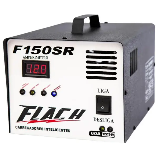 Carregador de baterias F150-12/24 SR - 60 ah - Flach — fotografia de referência