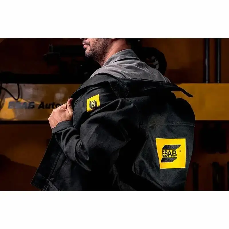 Jaqueta para soldador XG preta 744333 Esab — fotografia 3