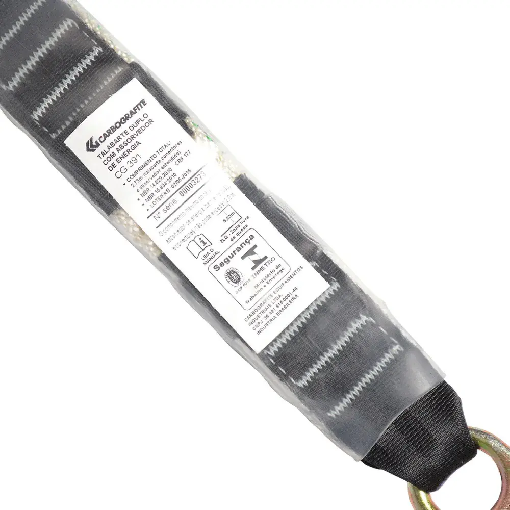 Talabarte em y com absorção de impacto cg 391 Carbografite — fotografia 4