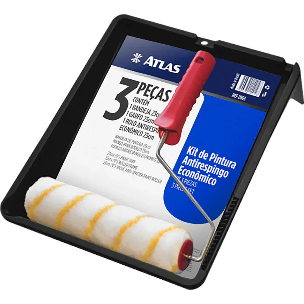 Kit pintura sem respingos econômico com 3 peç 2003 Atlas — fotografia de referência