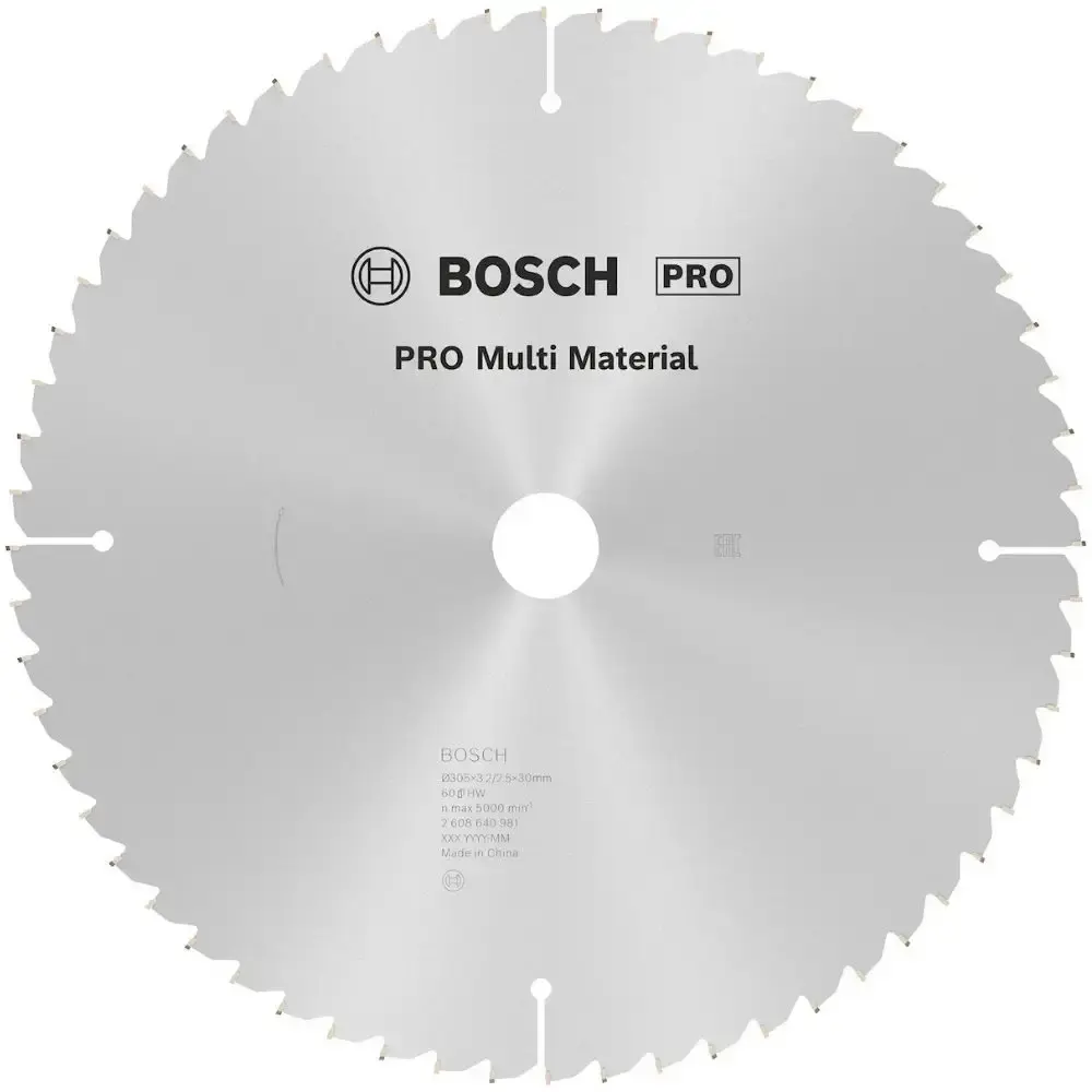 Disco de corte multimaterial 305X3,0MM 60 dentes Bosch