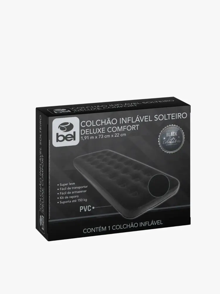 Colchão inflável de solteiro 185X76X22 CM 2 unidades 110000 BEL — fotografia 4