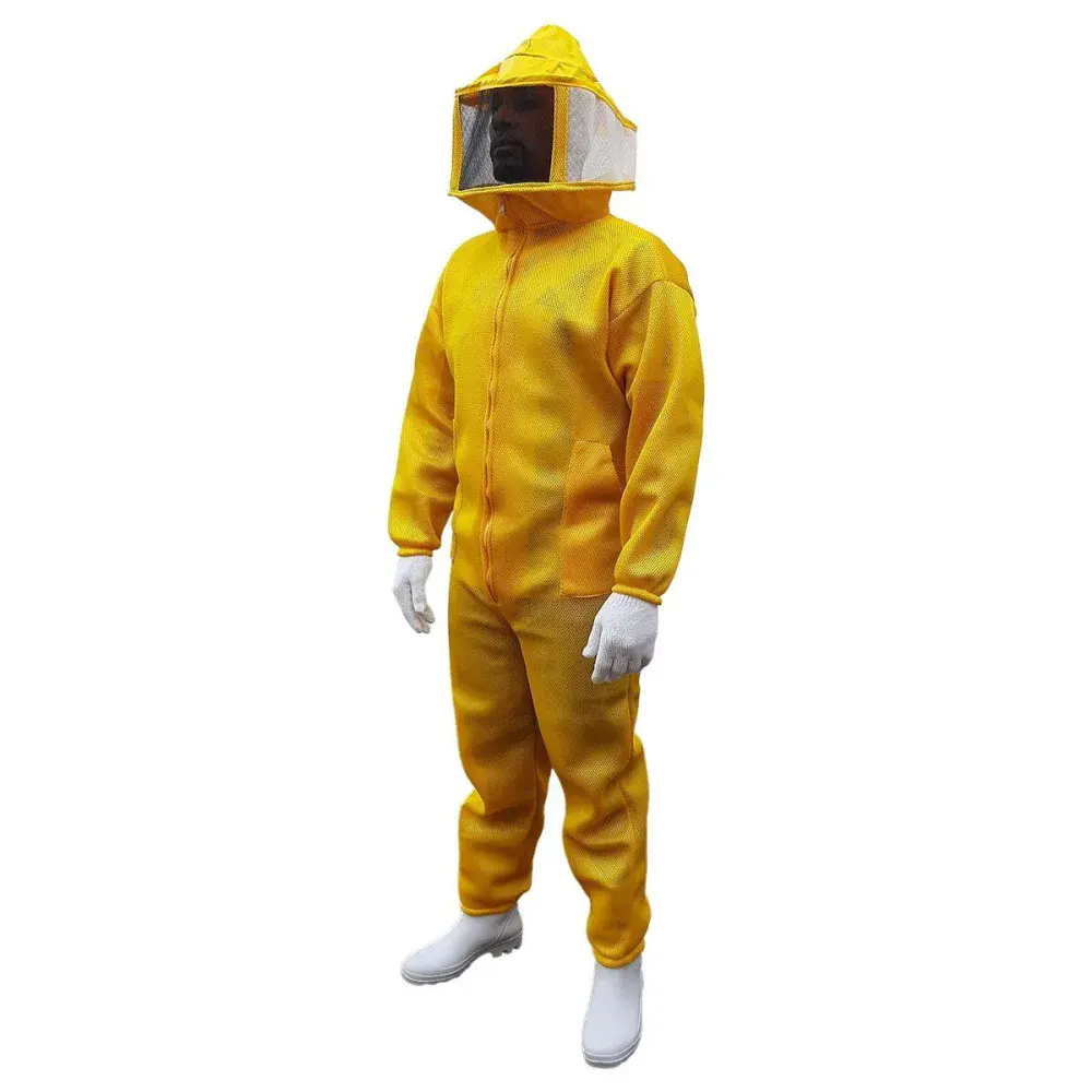 Macacão apicultura polimascara gg amarelo Worker — fotografia de referência