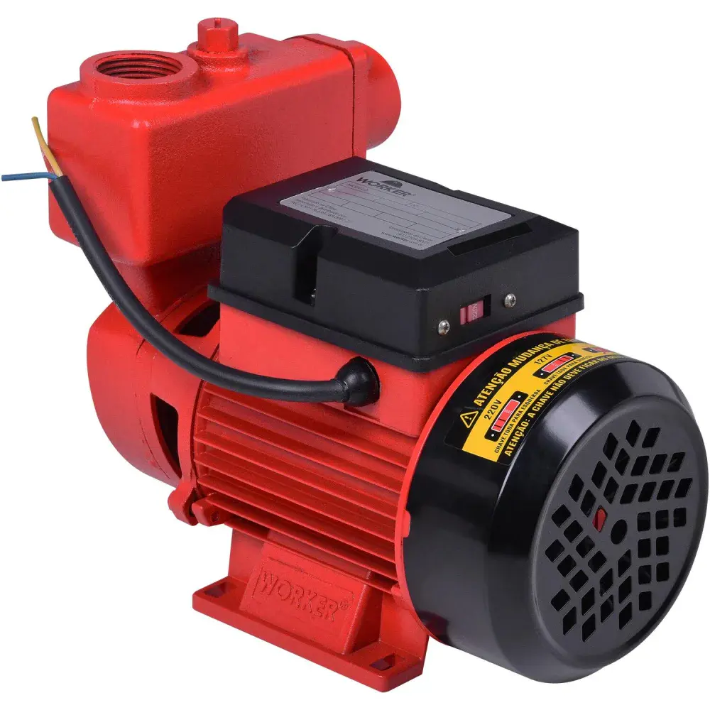 Bomba periférica autoaspirante 1/2HP bivolt Worker — fotografia 4